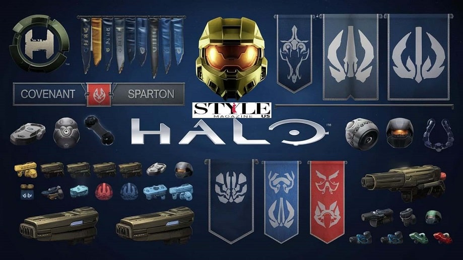 Halo (2003) game icons by style magazine