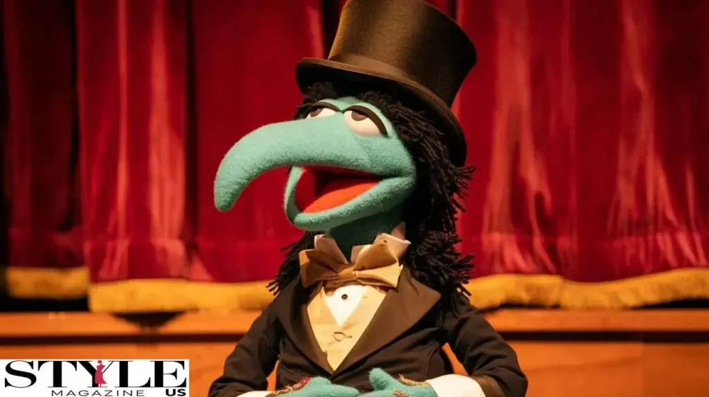 Muppet with a Long Hooked Beak